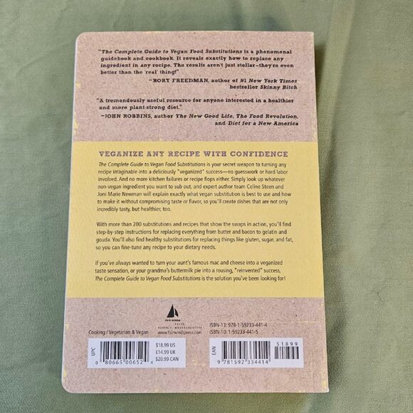The Complete Guide to Vegan Food Substitutions by‎ Celine Steen - Paperback - Picture 10 of 10